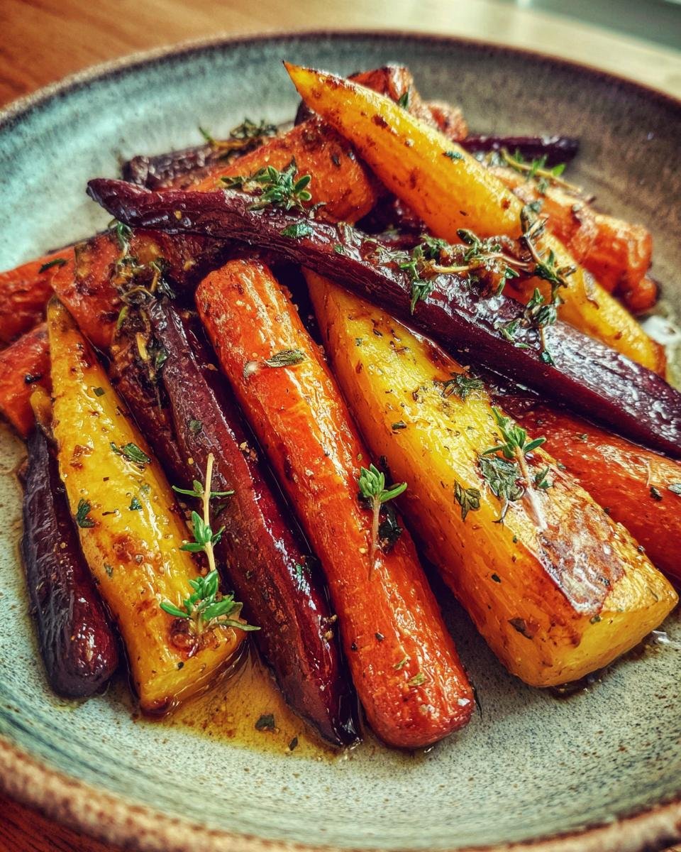 Balsamic Glazed Roasted Root Vegetables - detail 1