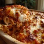Gluten-Free Baked Ziti with Ricotta and Mozzarella