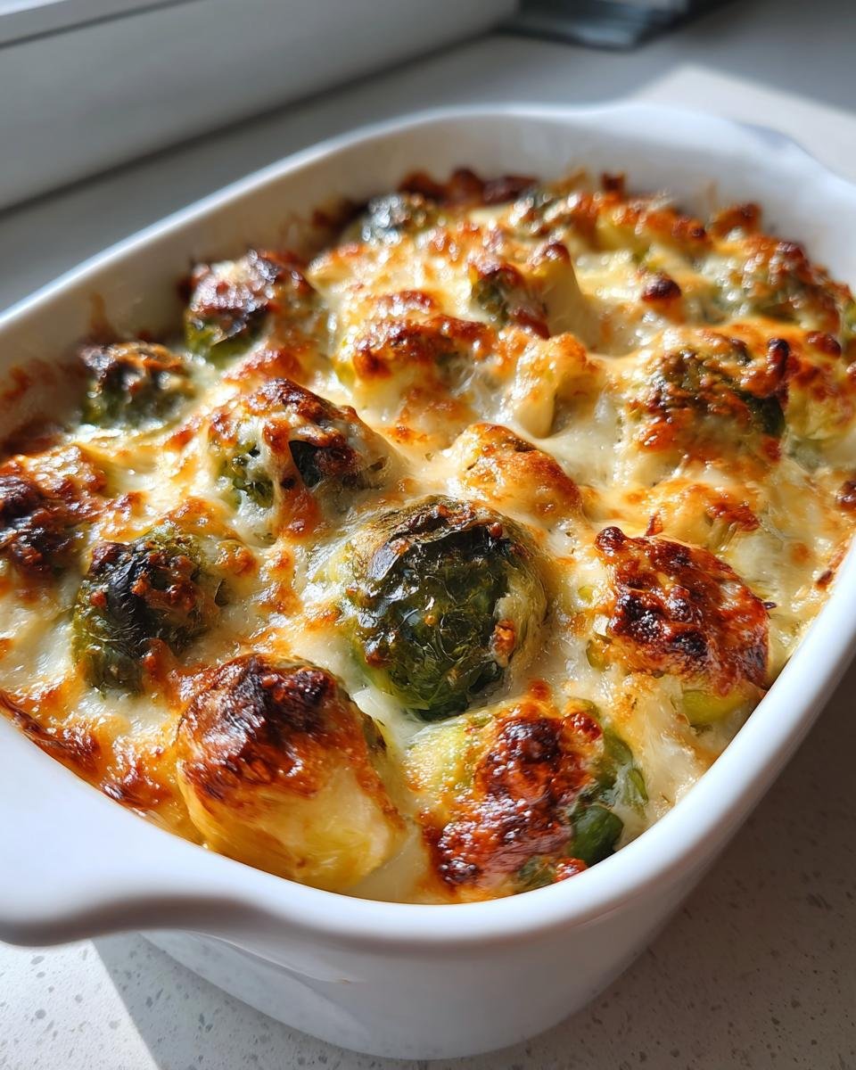 Gluten-Free Brussels Sprouts Gratin - detail 2