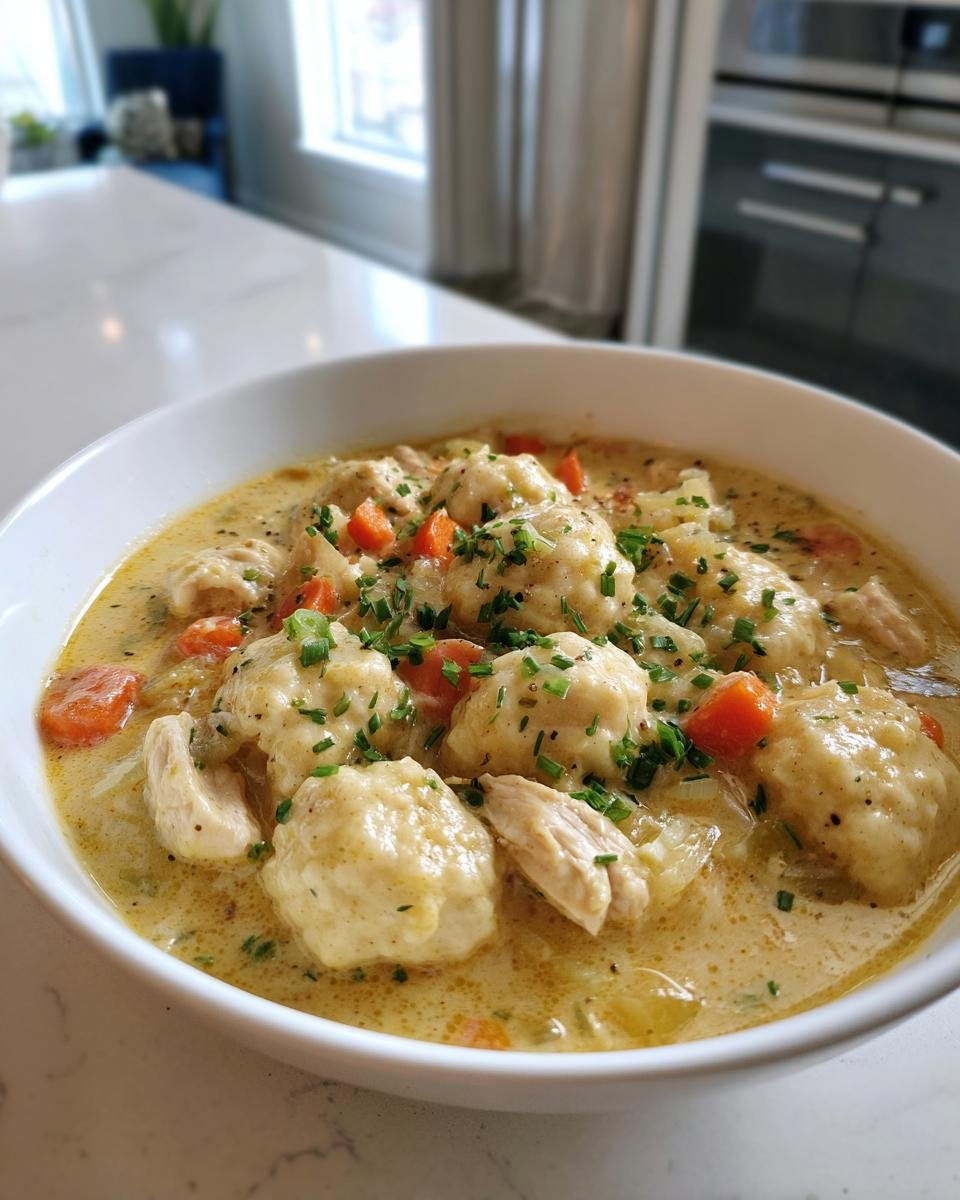 Gluten-Free Chicken & Dumplings (made with GF flour) - detail 1