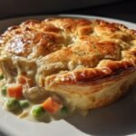 Gluten-Free Chicken Pot Pie with a Flaky GF Crust