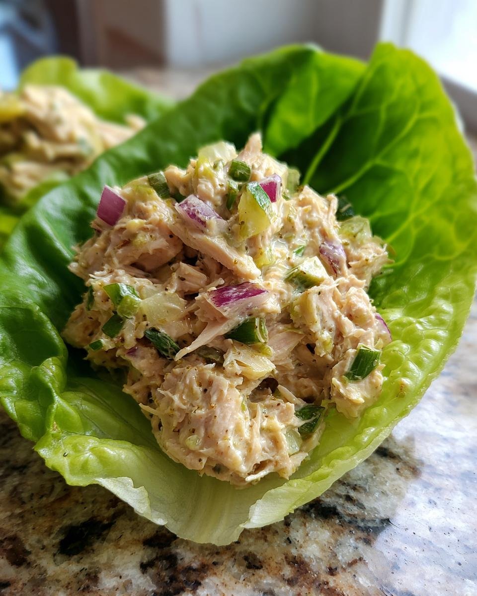 Gluten-Free Chicken Salad Lettuce Wraps - detail 2