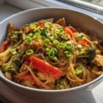 Gluten-Free Chicken Stir-Fry with Rice Noodles