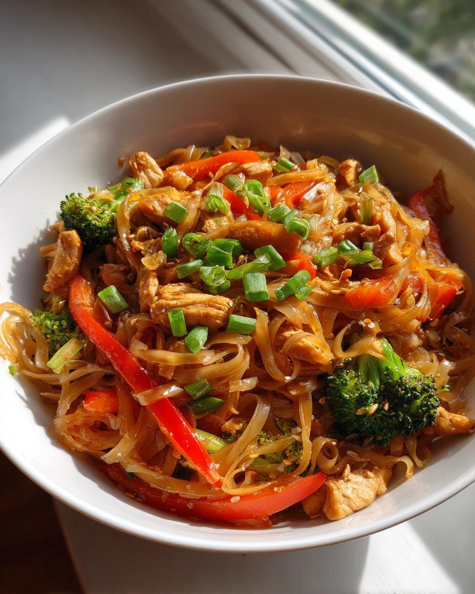 Gluten-Free Chicken Stir-Fry with Rice Noodles - detail 2
