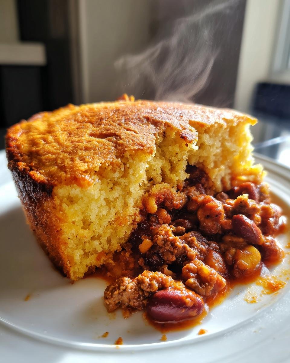 Gluten-Free Chili with Cornbread Topping (GF cornbread) - detail 2
