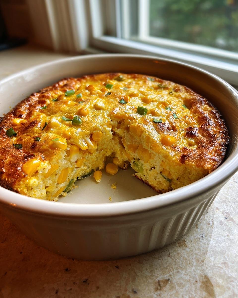 Gluten-Free Corn Pudding (savory side dish) - detail 1