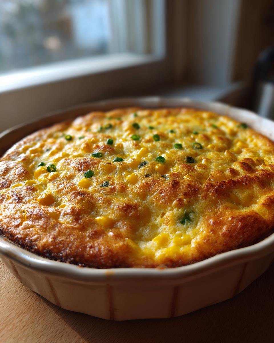 Gluten-Free Corn Pudding (savory side dish) - detail 2