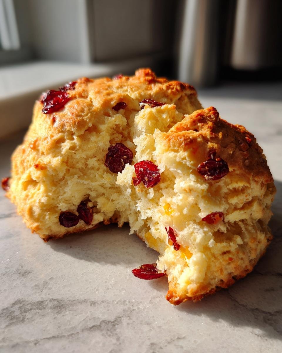 Gluten-Free Cranberry Orange Scones - detail 1