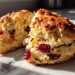 Gluten-Free Cranberry Orange Scones