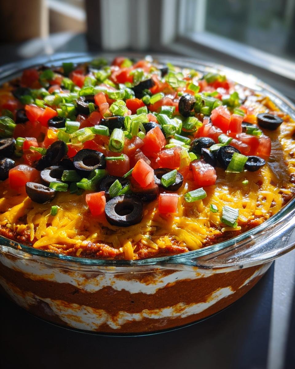 Gluten-Free Graveyard Taco Dip - detail 1