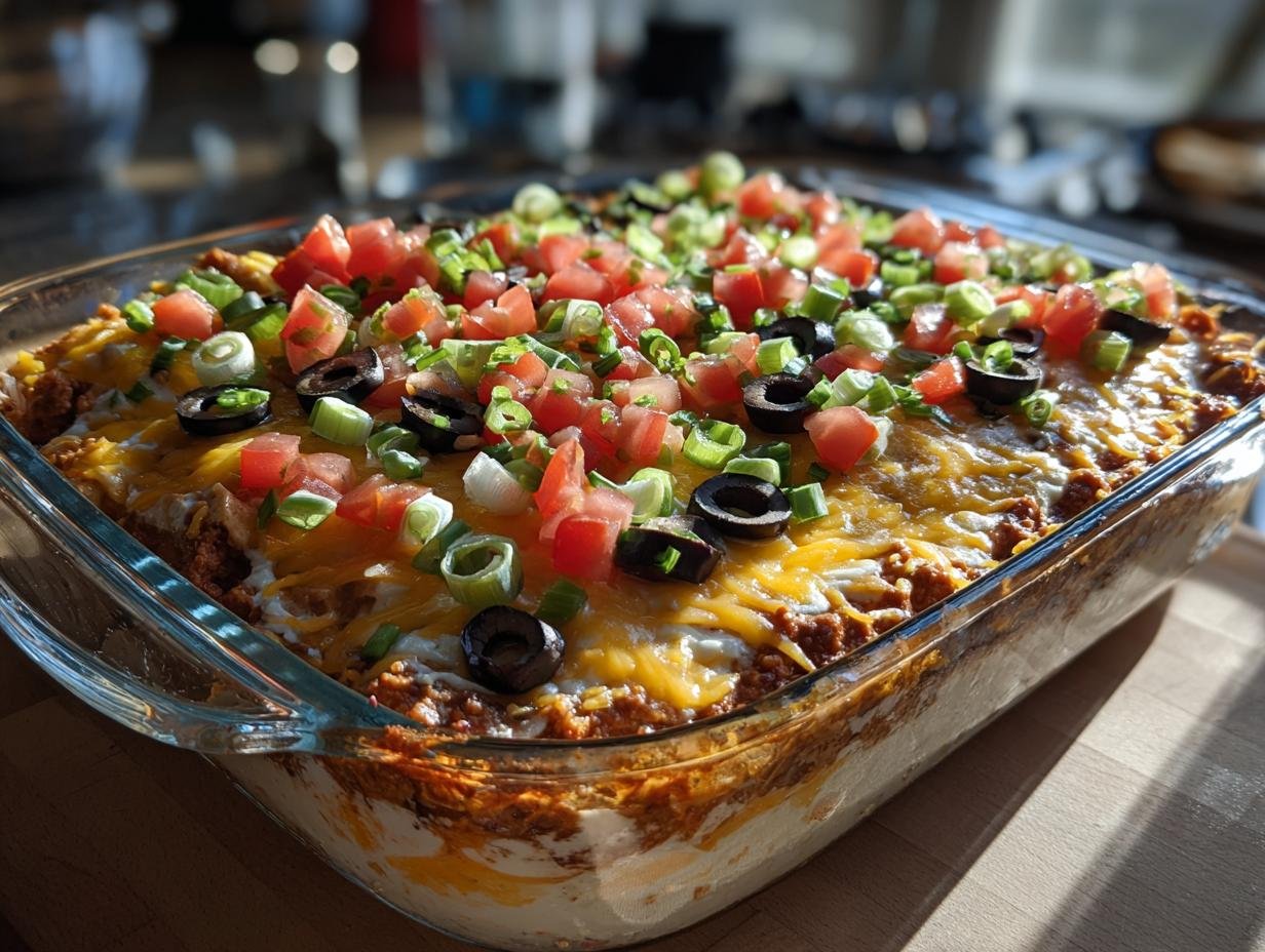 1 Amazing Gluten-Free Graveyard Taco Dip for Spooky Crowds