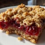 Gluten-Free Leftover Cranberry Sauce Oat Bars