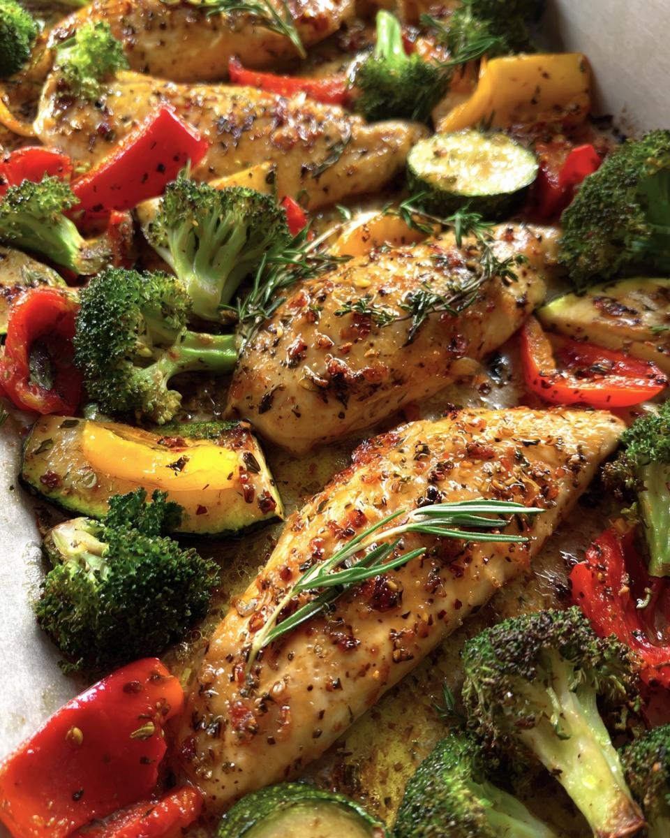 Gluten-Free One-Pan Lemon Herb Chicken & Veggies - detail 1