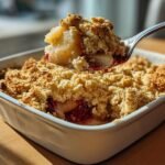 Gluten-Free Pear & Cranberry Crumble