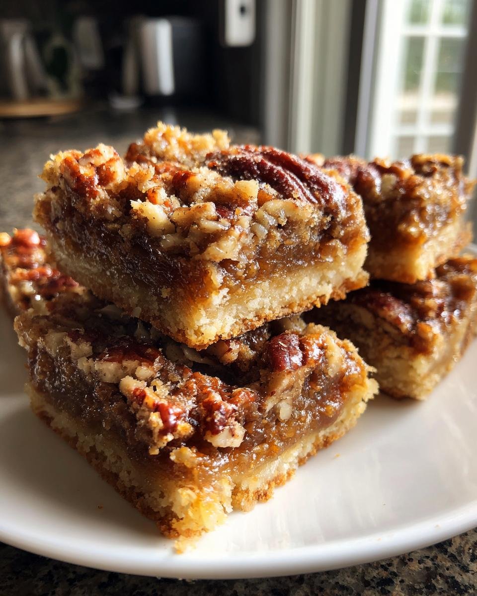 Gluten-Free Pecan Pie Bars - detail 1