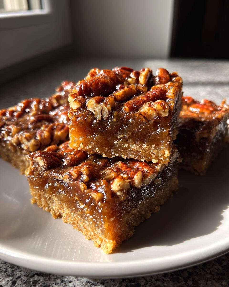 Gluten-Free Pecan Pie Bars - detail 2