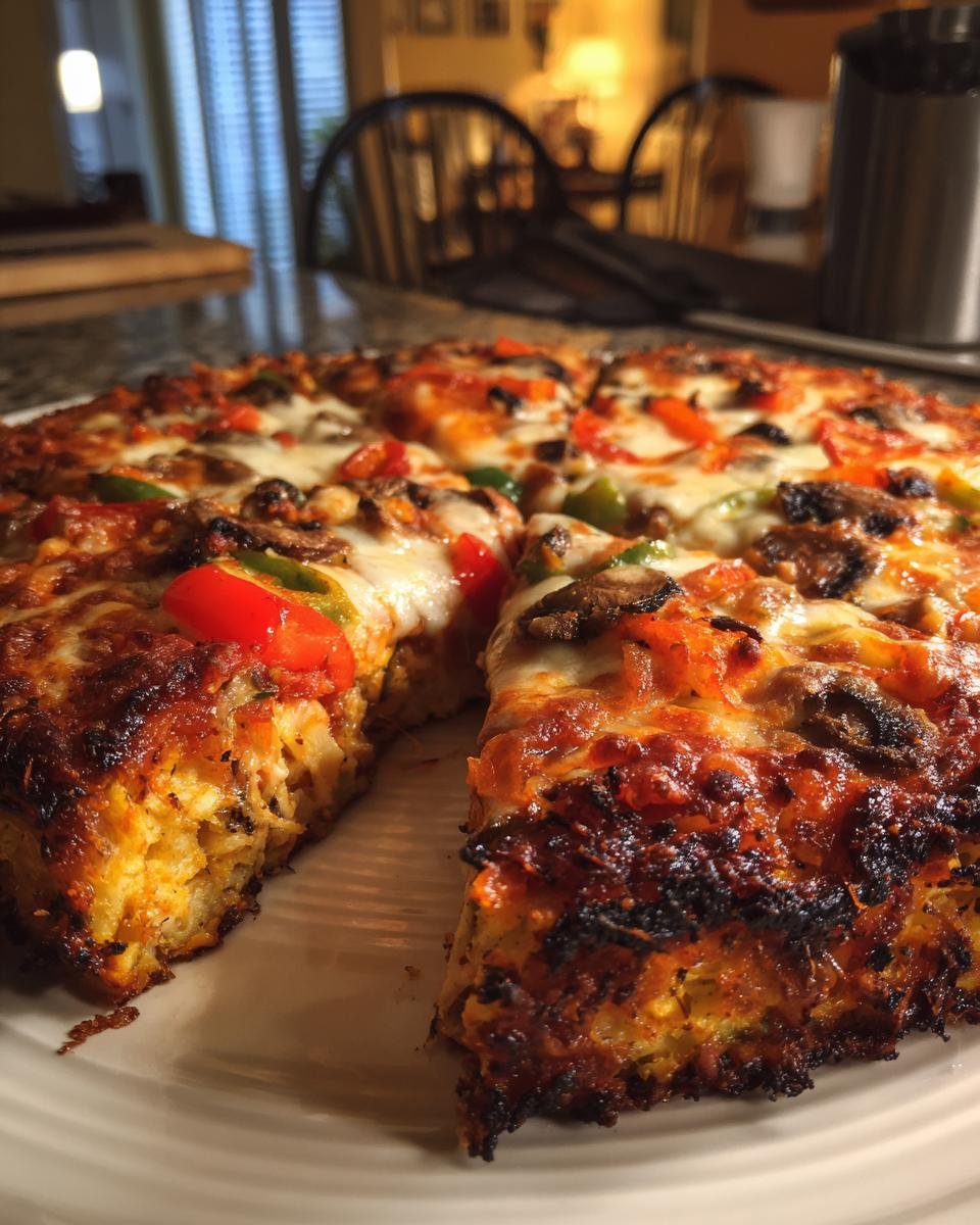 Gluten-Free Pizza on a Cauliflower Crust - detail 1