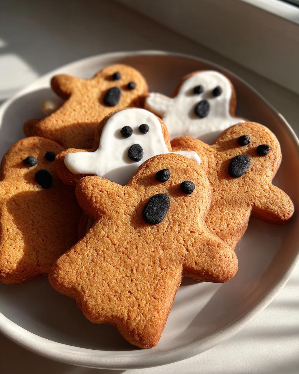Gluten-Free Pumpkin Spice Ghost Cookies - detail 1