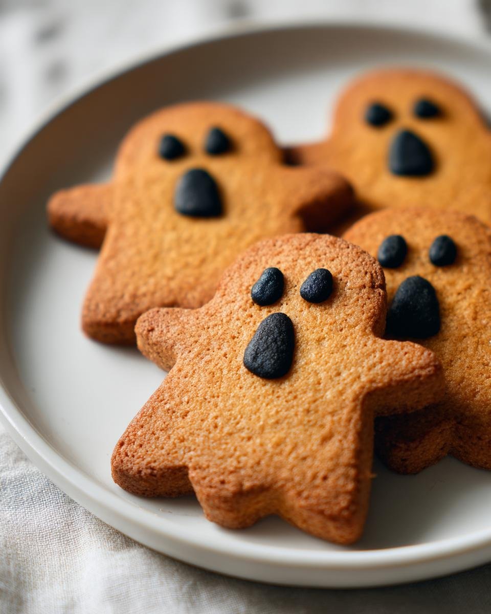 Gluten-Free Pumpkin Spice Ghost Cookies - detail 2