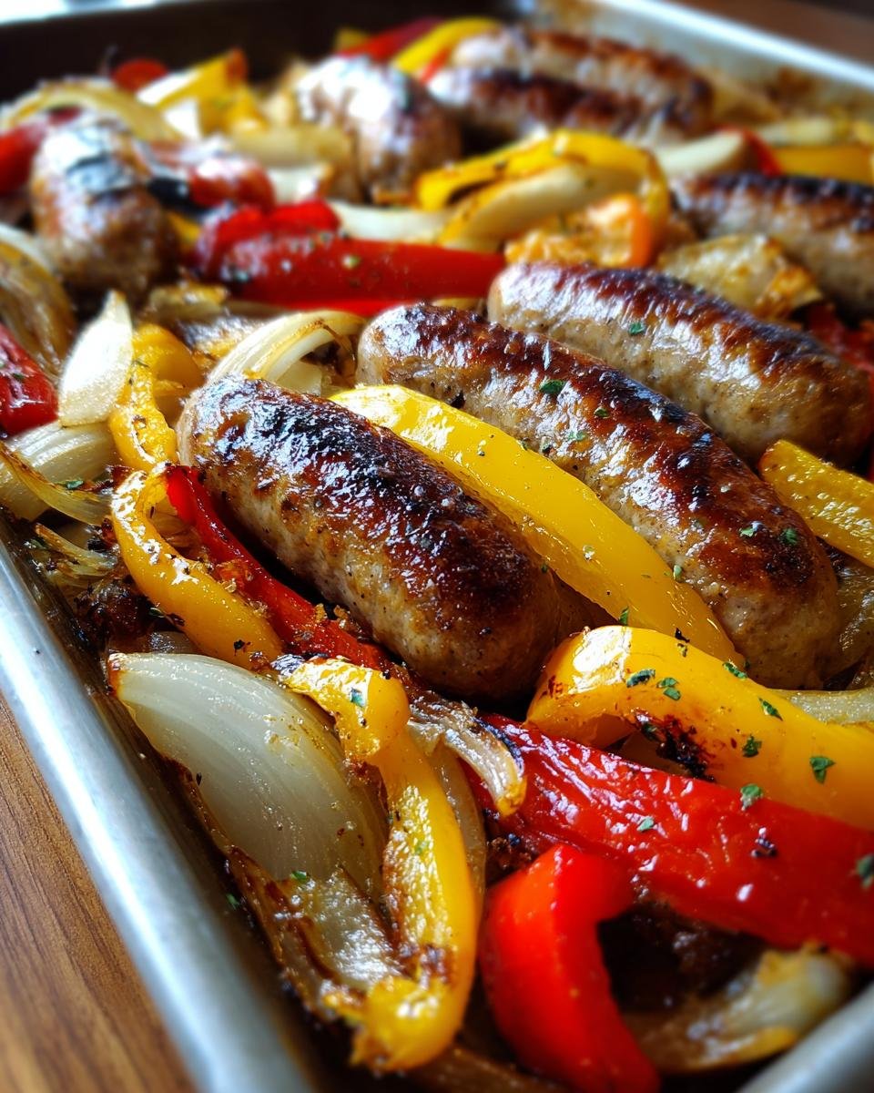 Gluten-Free Sheet Pan Sausage, Peppers & Onions - detail 2