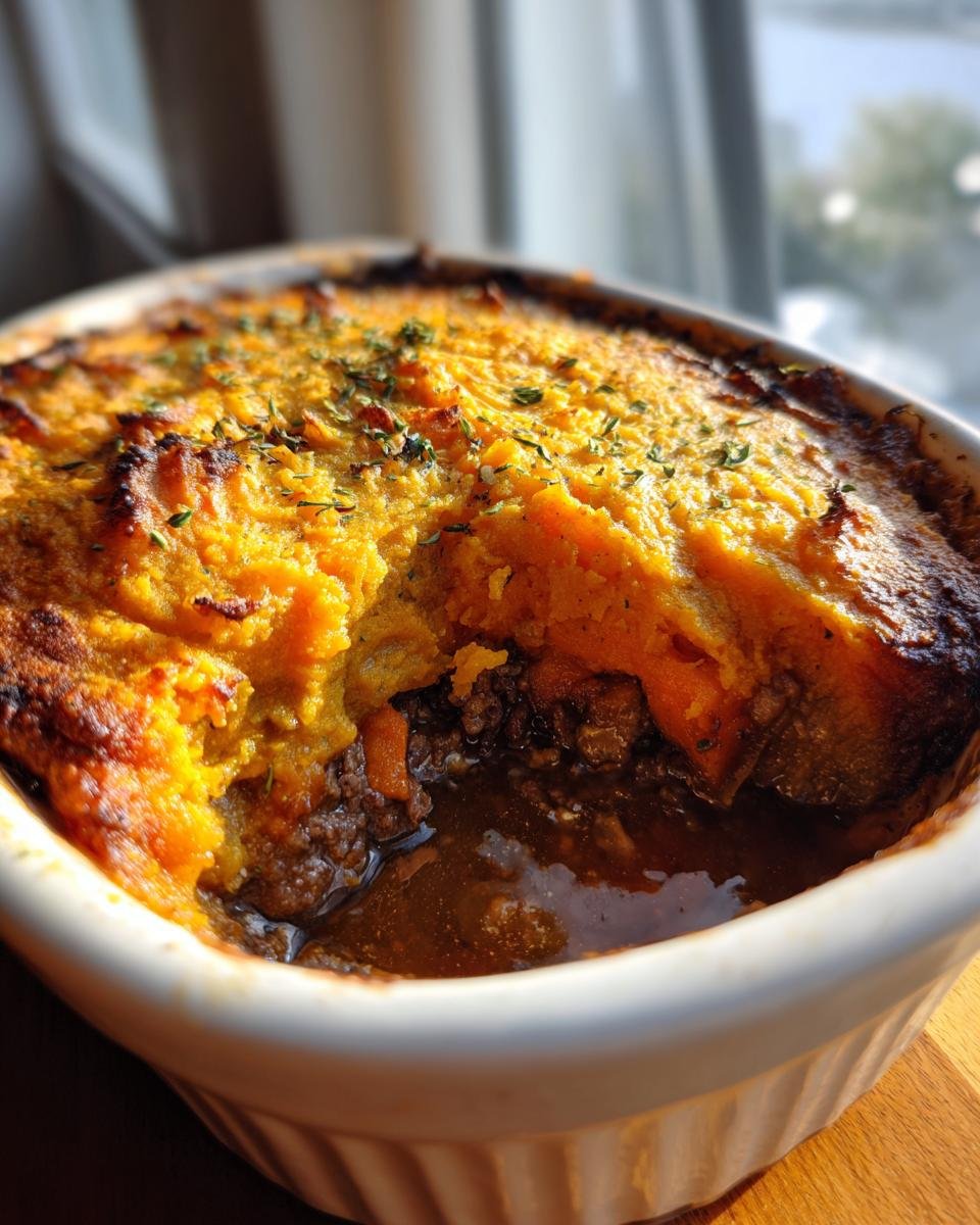 Gluten-Free Shepherd's Pie with Sweet Potato Topping - detail 1
