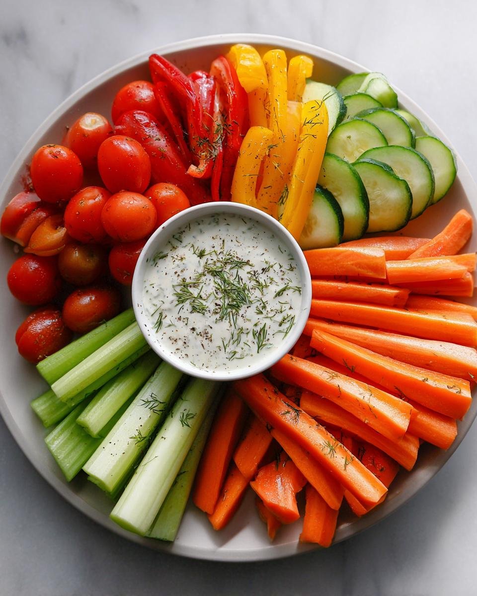 Gluten-Free Skeleton Veggie Platter with GF Ranch Dip - detail 1