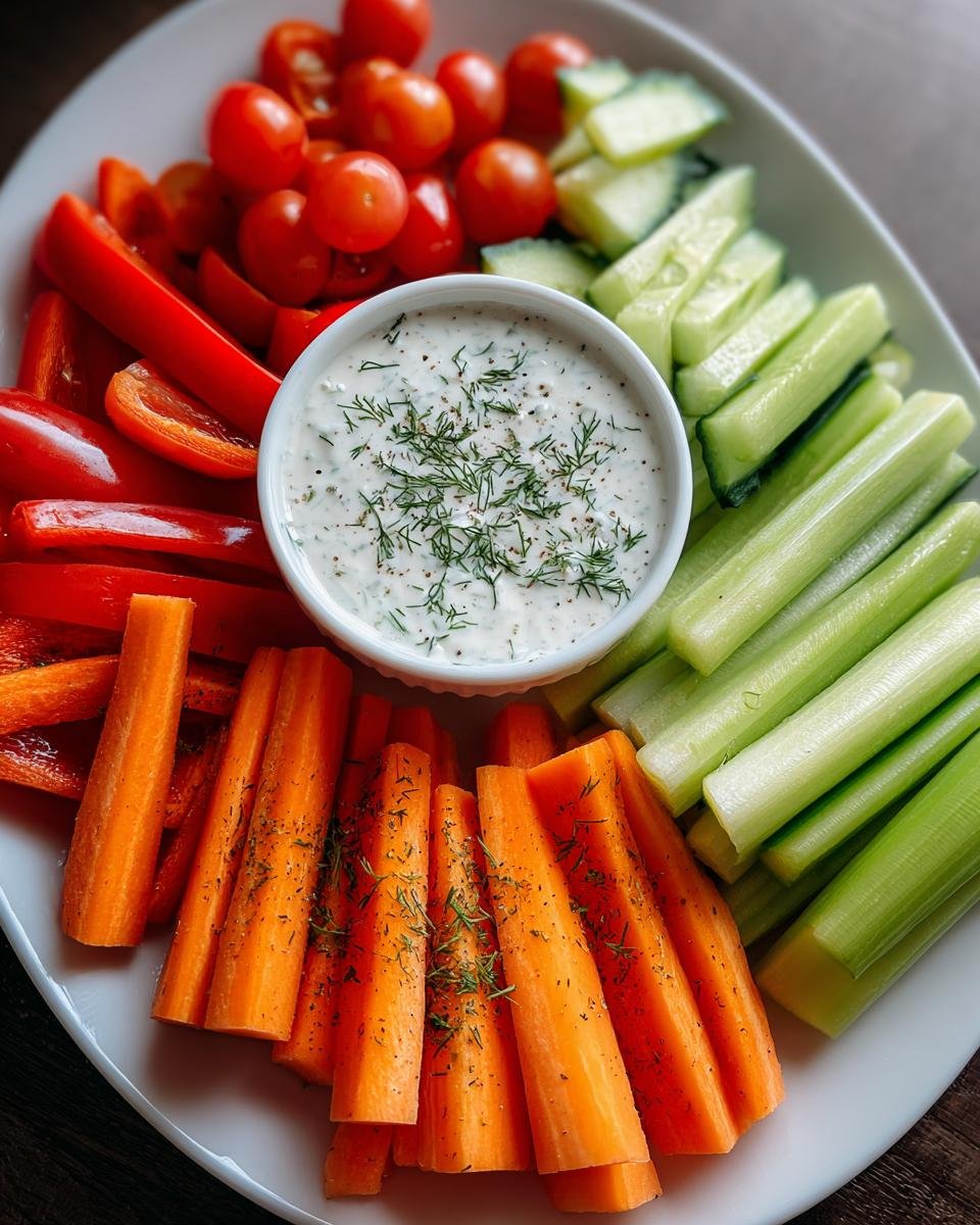 Gluten-Free Skeleton Veggie Platter with GF Ranch Dip - detail 2