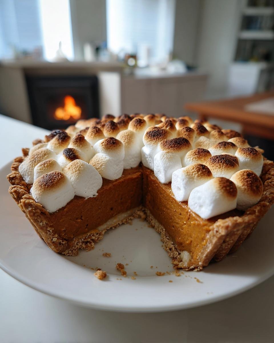 Gluten-Free Sweet Potato Pie with Marshmallow Topping - detail 1