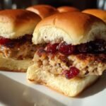 Gluten-Free Turkey & Cranberry Sliders (on GF rolls)