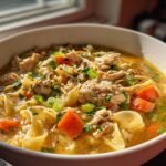 Gluten-Free Turkey Noodle Soup (with GF egg noodles)