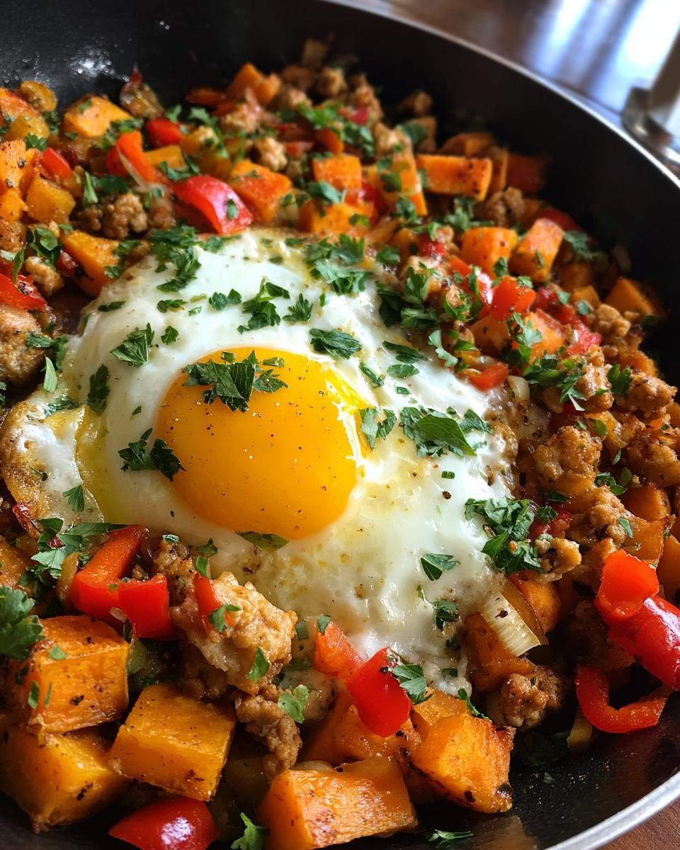 Gluten-Free Turkey & Sweet Potato Hash - detail 2