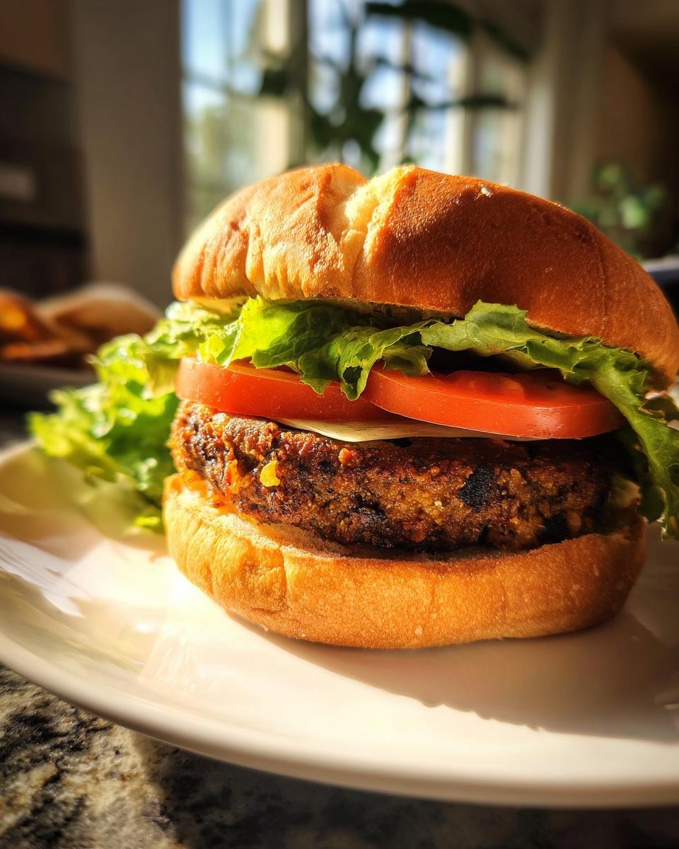 Quick & Easy Gluten-Free Black Bean Burgers - detail 2