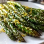Roasted Asparagus with Lemon & Parmesan (naturally GF)
