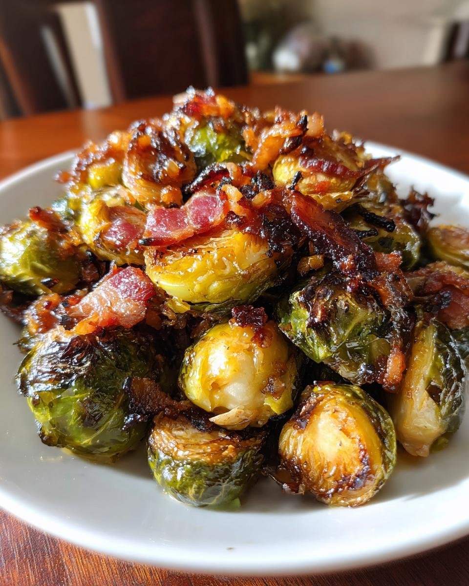 Irresistible Roasted Brussels Sprouts with Bacon & Maple Syrup – 30 Min Magic