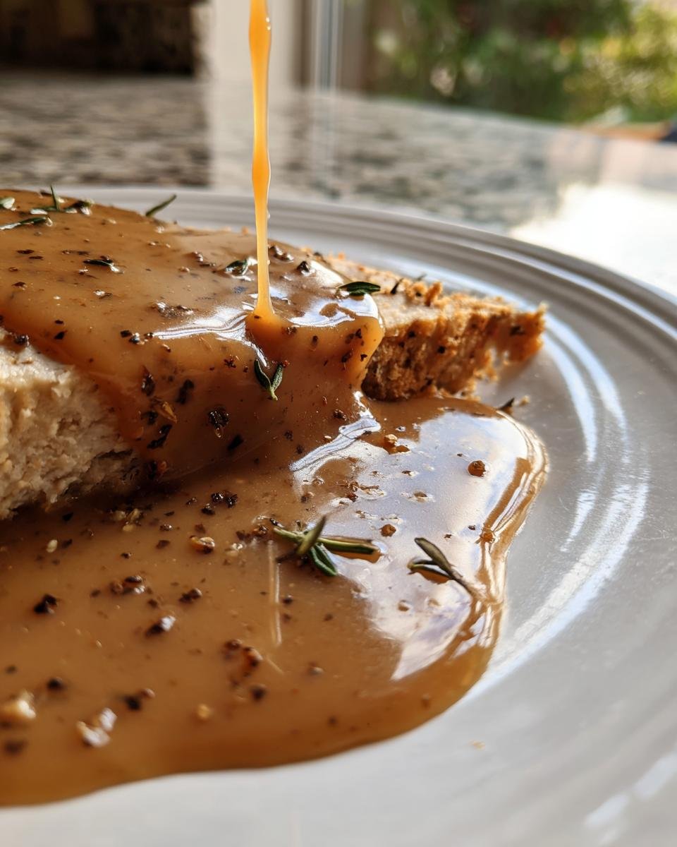 Savory Gluten-Free Turkey Gravy (cornstarch or GF flour thickened) - detail 1