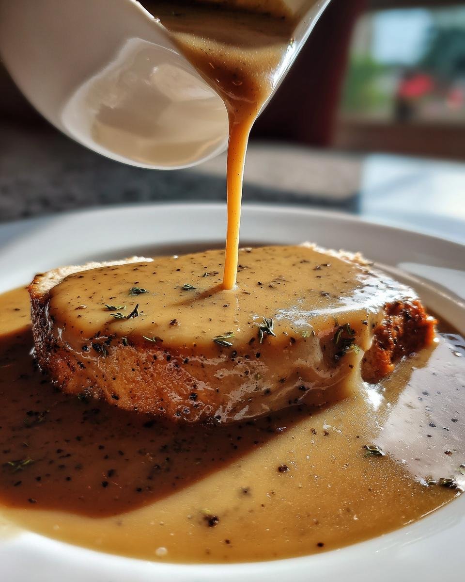 Savory Gluten-Free Turkey Gravy (cornstarch or GF flour thickened) - detail 2