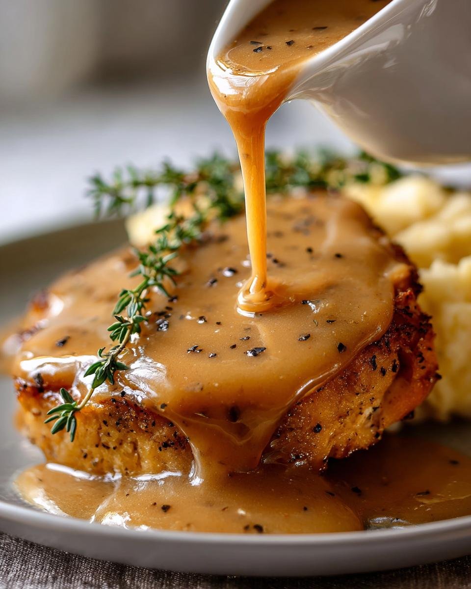 Savory Gluten-Free Turkey Gravy (cornstarch or GF flour thickened) - detail 4