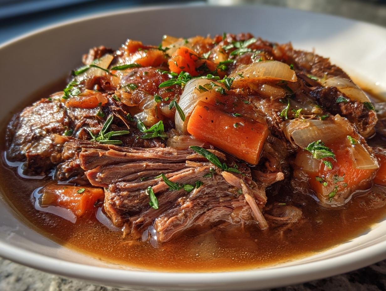 Perfect 3-Hour Slow Cooker Gluten-Free Pot Roast (Heavenly Tender)
